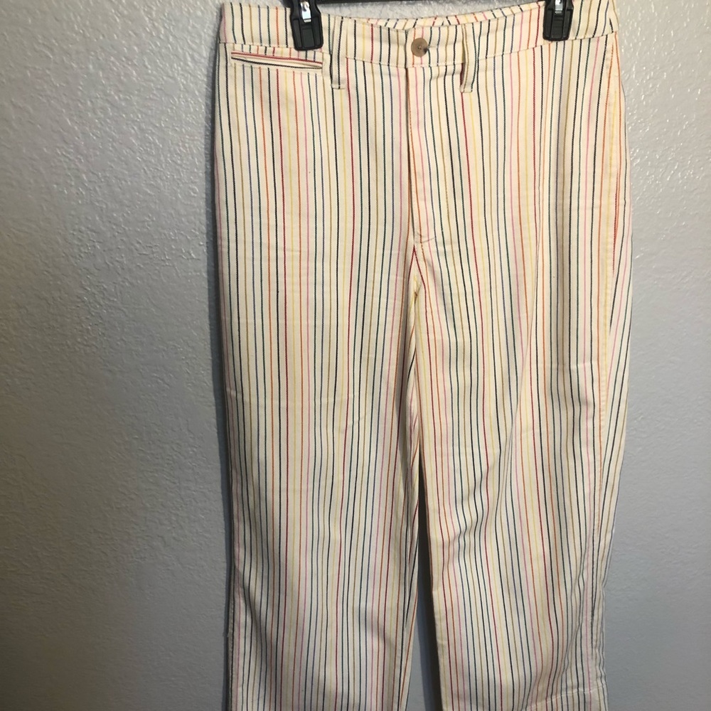 Madewell rainbow stripe Wide-Leg Pants